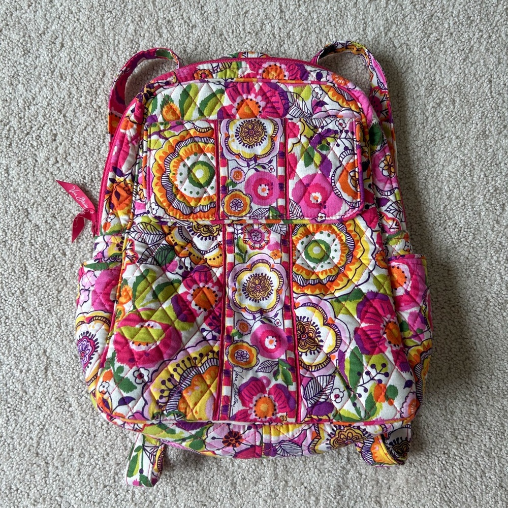 Vera Bradley Clementine Floral Small Backpack